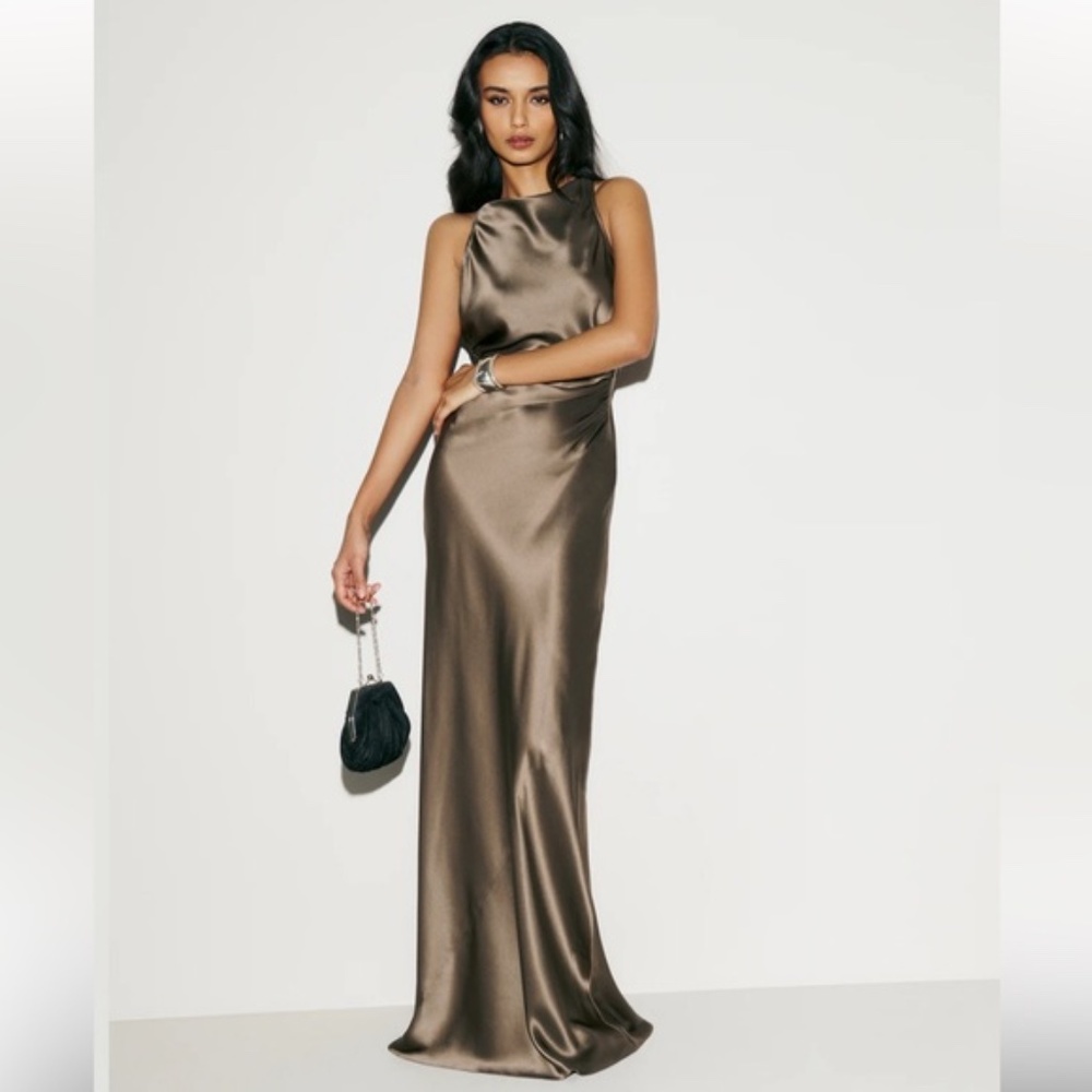 Reformation Anaiis Silk Dress